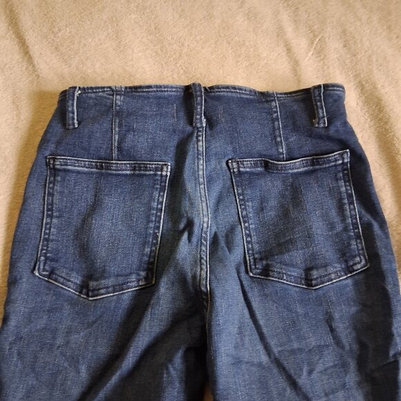 We the Free Women's Size 29 Level Up Slit Bootcut Medium Wash Jeans - Picture 10 of 14